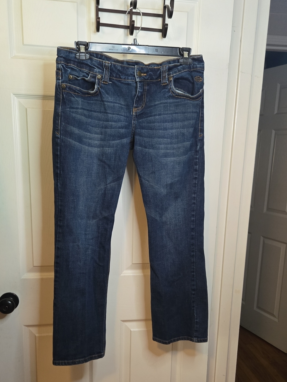 Harley-Davidson Women's Dark Blue Straight Leg Jeans